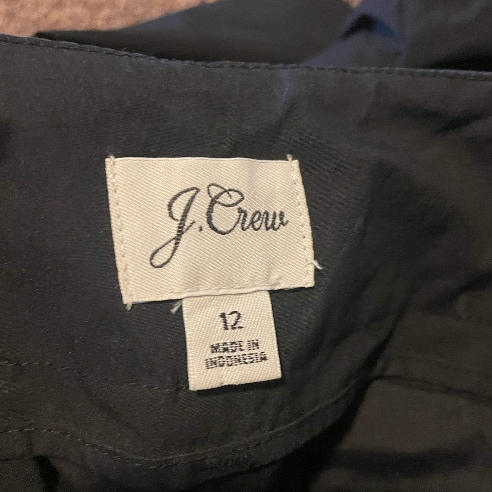 J Crew Black Paperbag Pant